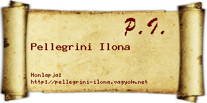 Pellegrini Ilona névjegykártya