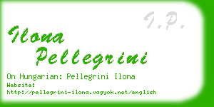 ilona pellegrini business card